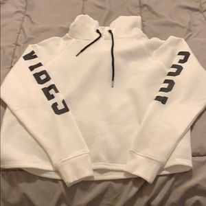 Forever 21 white hoodie “cool vibes” size medium